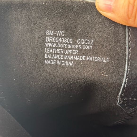 NEW Born Shaunie Leather Knee High Tall Riding Boots, Black 6 US Wide - Picture 9 of 9